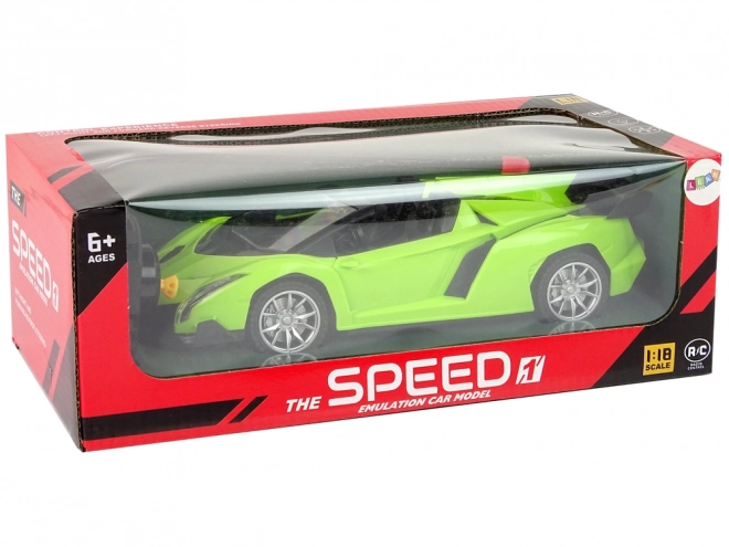 Ferngesteuertes Sportauto 1:18 Grün