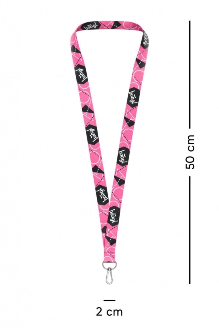 Baagl Langer Schlüsselanhänger - Lanyard, Rosa