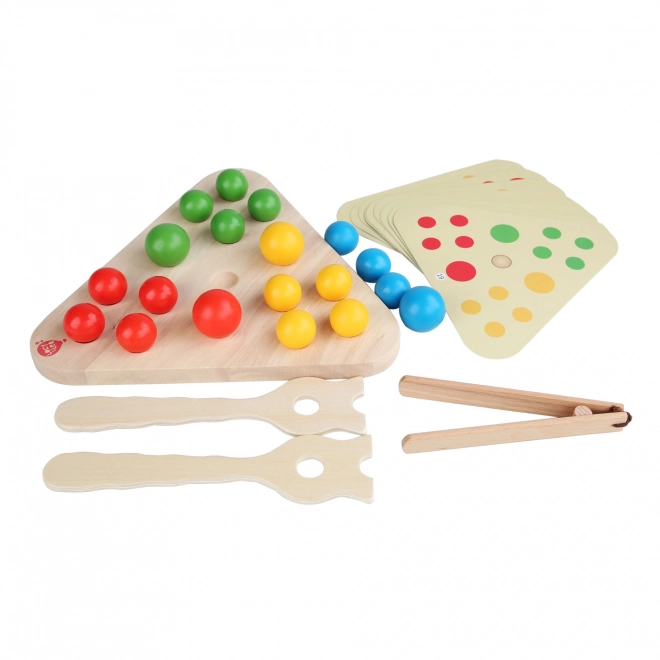 Magisches Montessori-Dreieck 2-in-1 Holzspiel