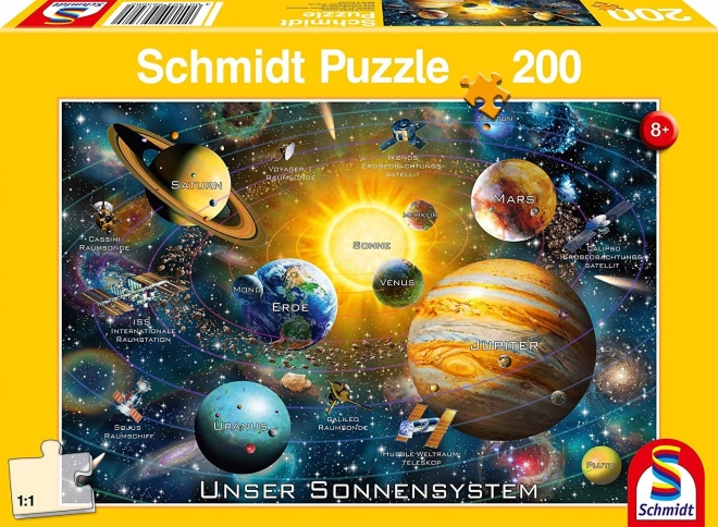 Schmidt Puzzle Sonnensystem 200 Teile