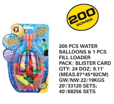 Wasserbomben Set 200 Stück