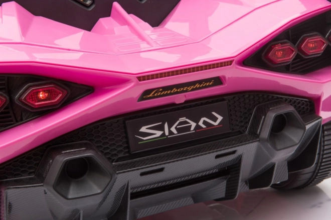 Lamborghini SIAN Kinderauto mit Batterie und Fernbedienung – Rosa