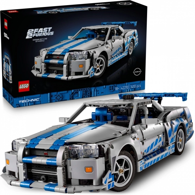 Technic-Baukasten Nissan Skyline GT-R aus dem Film "Fast and Furious"
