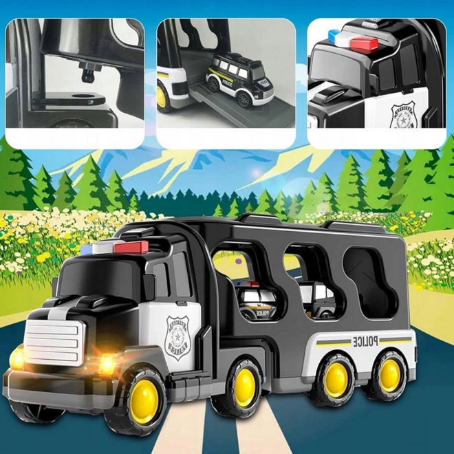 Woopie policia abschleppwagen set