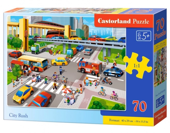 Puzzle Verstopfte Kreuzung 70 Teile