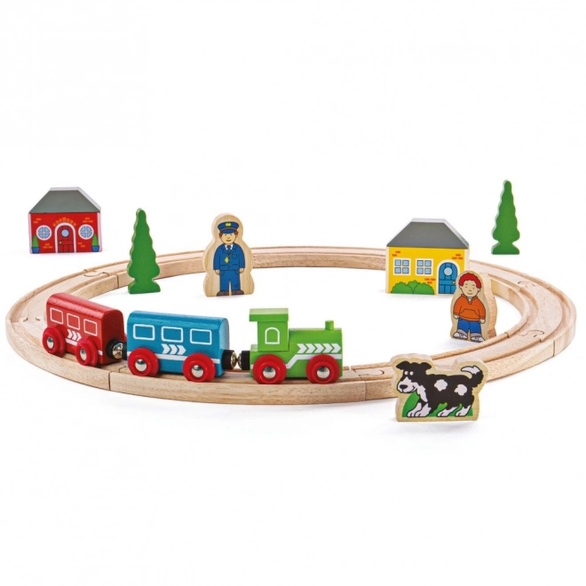 Bigjigs Rail Mein Erster Zugset 19 Teile