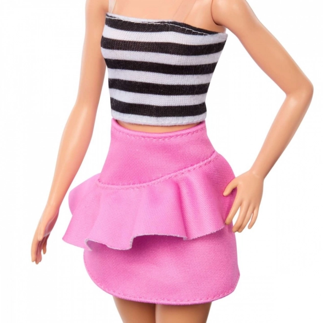 Barbie Modell - Rosa Rock und Gestreiftes Oberteil