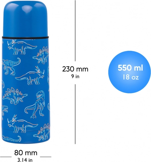 Thermoflasche Dino 550 ml