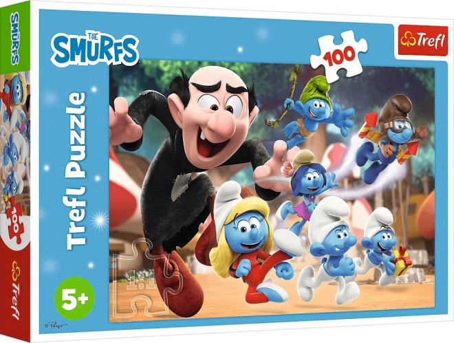 TrefL Puzzle: Lektion von Papa Schlumpf 100 Teile