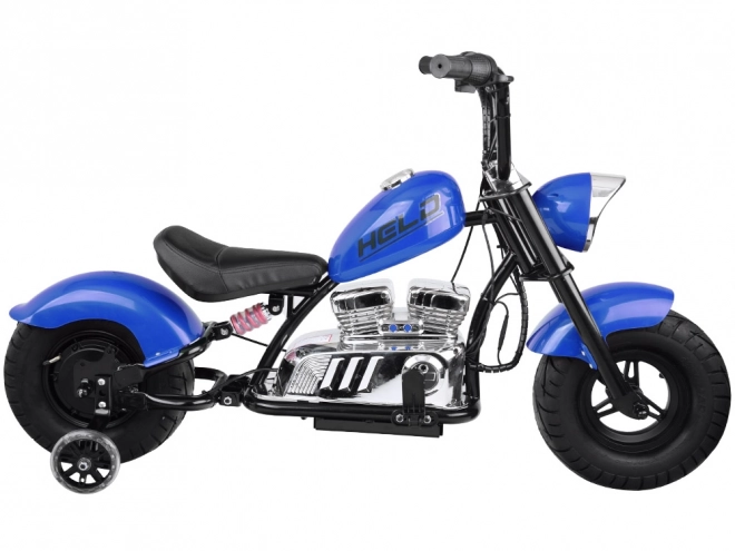 Elektrischer Chopper Motorrad für Kinder – Blau