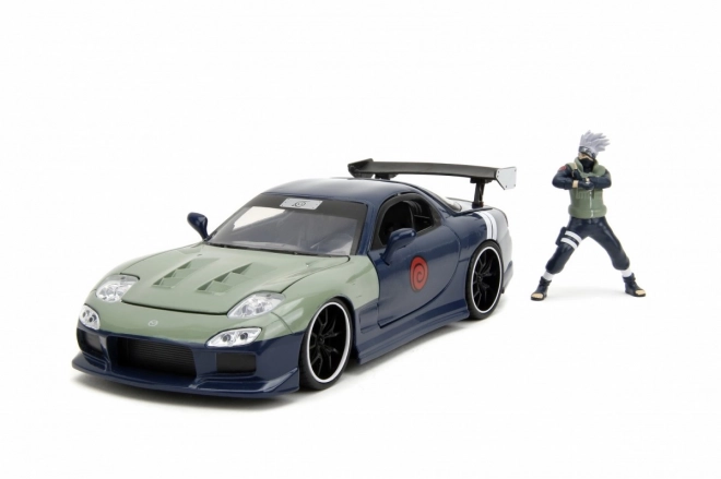 Mazda RX-7 1993 mit Naruto Figur im Maßstab 1:24 von Jada Toys