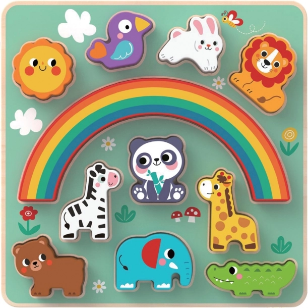 Balancierpuzzle mit Tieren 2 in 1