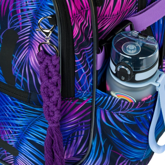 BAAGL 3 SET Core Palm: Rucksack, Mäppchen, Beutel