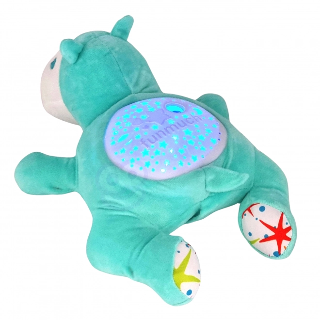 Woopie Baby Kuscheltier Projektor Schlafhilfe Nilpferd
