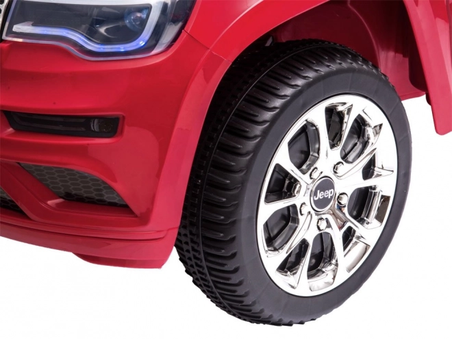 Elektrisches Kinderauto Jeep Grand Cherokee – Lackiert rot