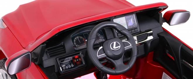 Lexus LX570 Lackiertes Auto für 2 Kinder Rot + Fernbedienung + EVA Räder + MP3 LED Radio