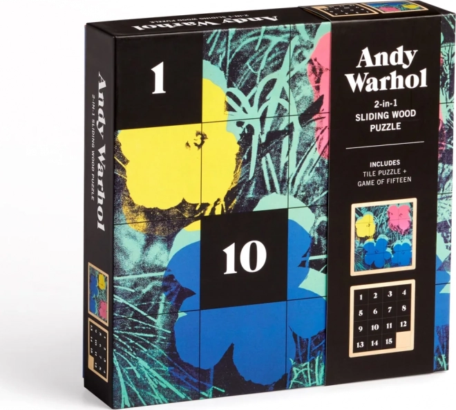 Galison Posuv-Puzzle – Andy Warhol: Blumen