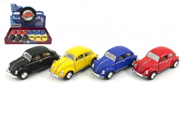 Metallmodell KINSMART VOLKSWAGEN Beetle mit Rückzug, 13 cm