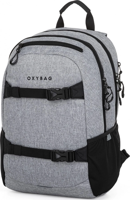 Studentenrucksack mit Etui OXY Sport Grau Melange