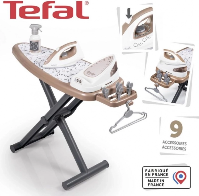 Tefal Kinderbügelbrett mit Bügeleisen und Dampfgenerator