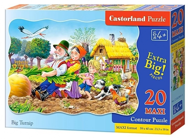 Maxi Puzzle Große Rübe