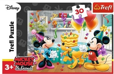 Puzzle Mickey Mouse: Geburtstagfeier