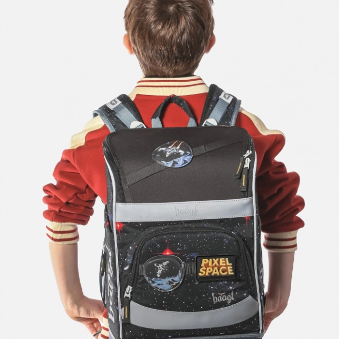 Schulranzen Baagl Zippy Plus Pixel Space