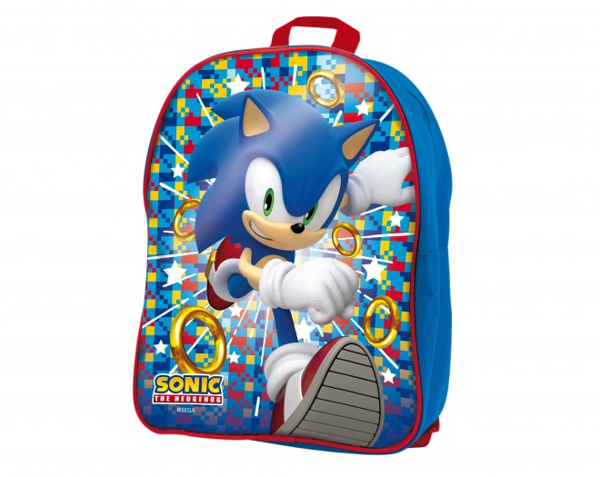 Sonic Rucksack mit Kartenspielen