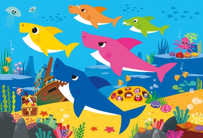 Clementoni Baby Shark Rahmenpuzzle 30 Teile