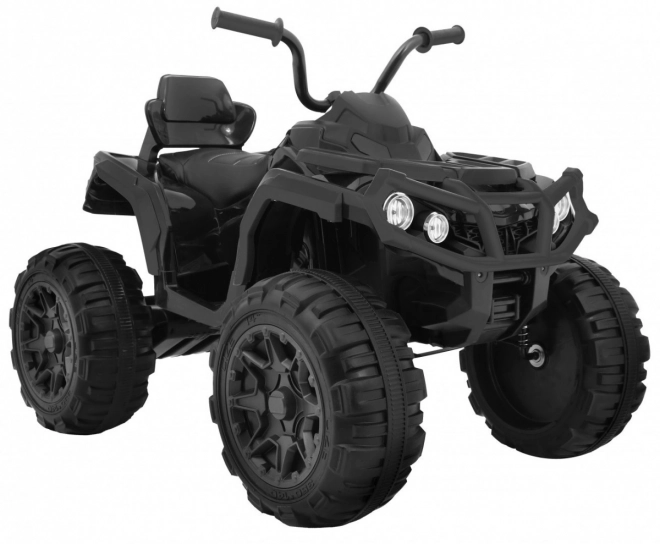 Quad ATV 2,4GHz mit Batterie für Kinder schwarz + Fernbedienung + EVA-Räder + Radio MP3 + sanfter Start