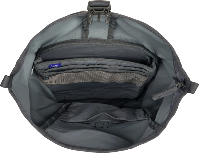 Baagl Rolltop-Rucksack Grau