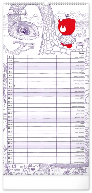 Familienplaner Kalender Teribear 2025