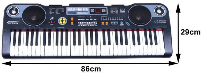 Musikalisches Keyboard für Kinder ab 5 Jahren mit Lernmodus und Mikrofon