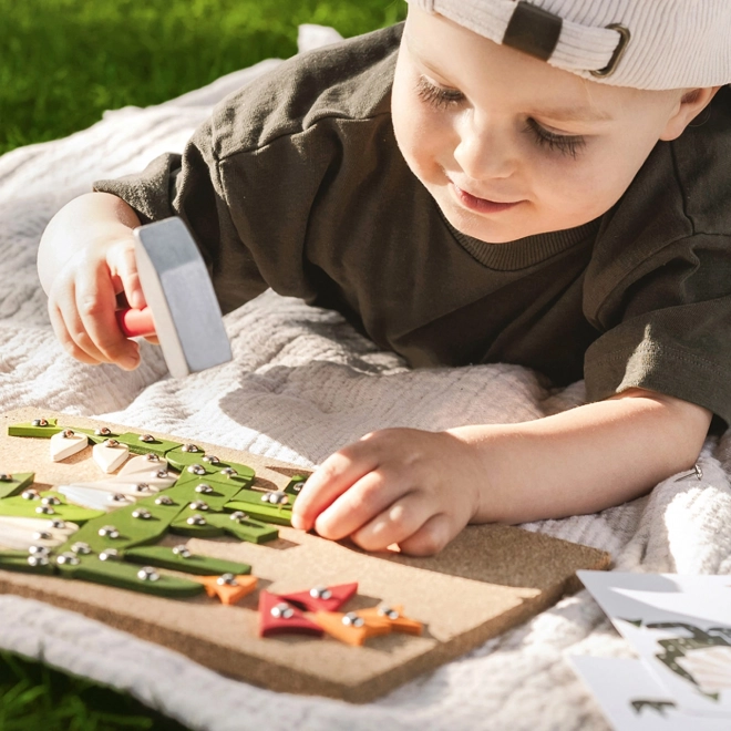 Zatloukspiel Pflanzen und Tiere für Kinder