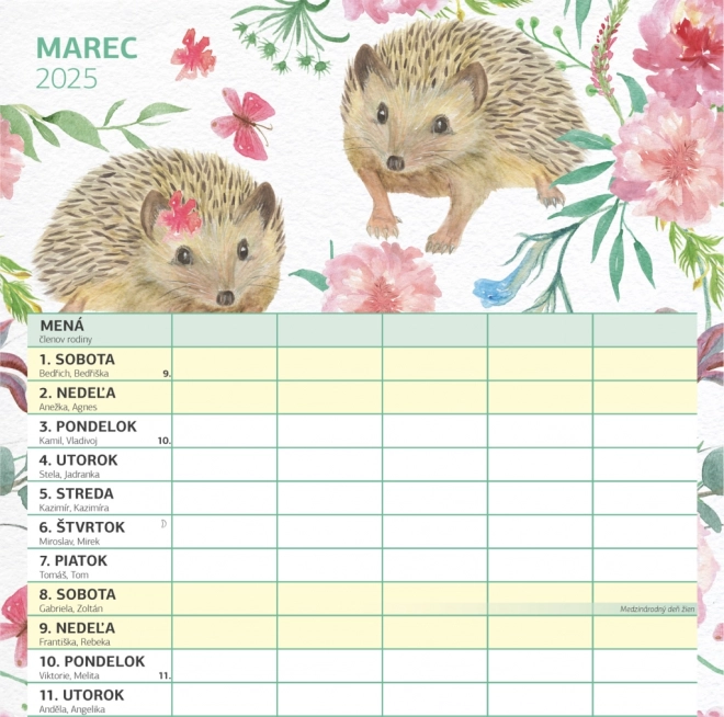 Familienplaner Kalender 2025 von NOTIQUE