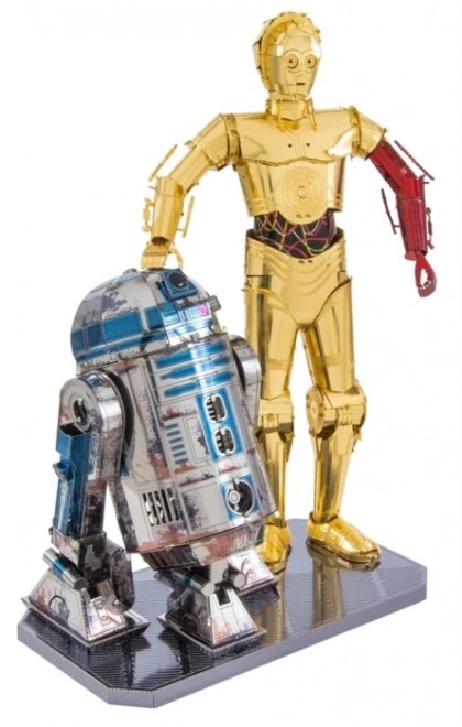 Metal Earth 3D Puzzle Star Wars: R2D2 und C-3PO Deluxe Set