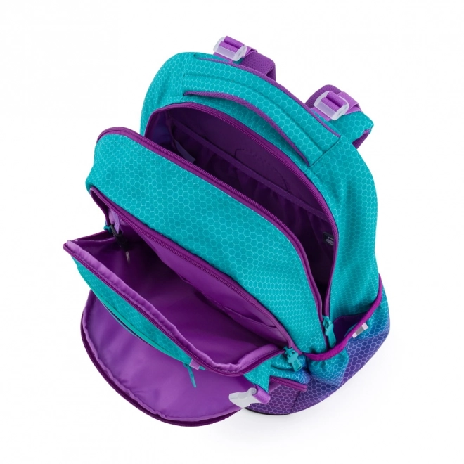 Schulrucksack OXY Ombre Blau - Pink