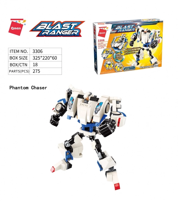 Qman Phantom Chaser Blau-Ranger Spielset