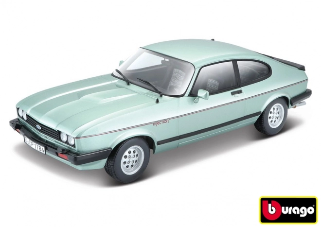 Bburago Ford Capri 1982 Modellauto in Hellgrün