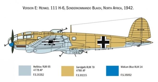 Plastikmodell Heinkel He 111H Schlacht um England 80. Jahrestag