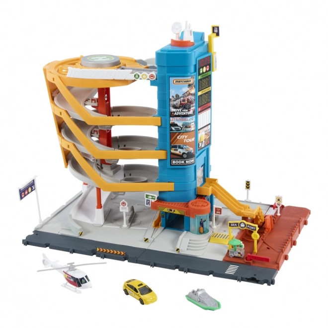 Action Drivers Parkhaus mit Fahrzeugen Set