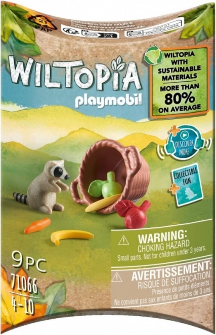 Figuren-Set Wiltopia Waschbär