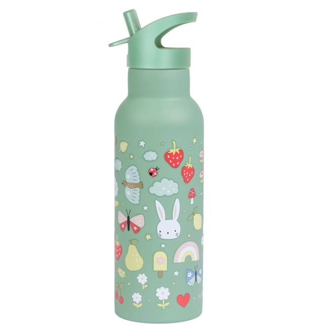 A Little Lovely Company Trinkflasche aus Edelstahl 500 ml – Freude