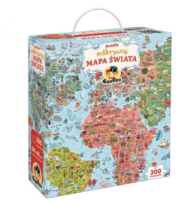 Entdecker-Puzzle - Weltkarte