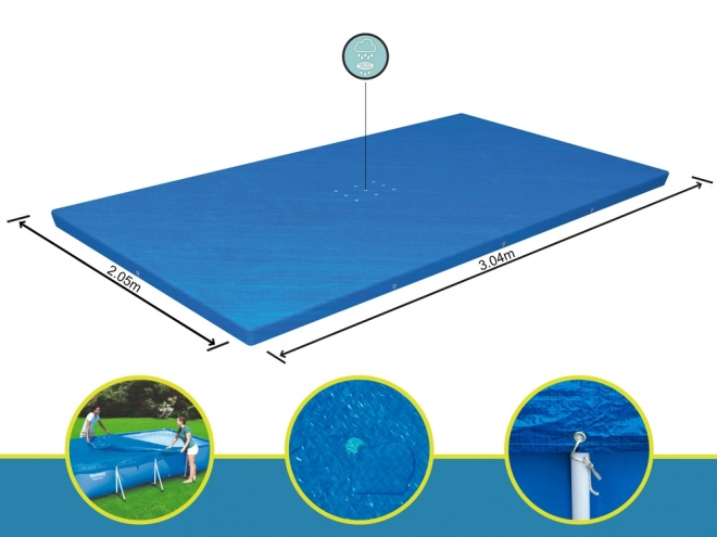 Bestway Poolabdeckung mit Metallrahmen