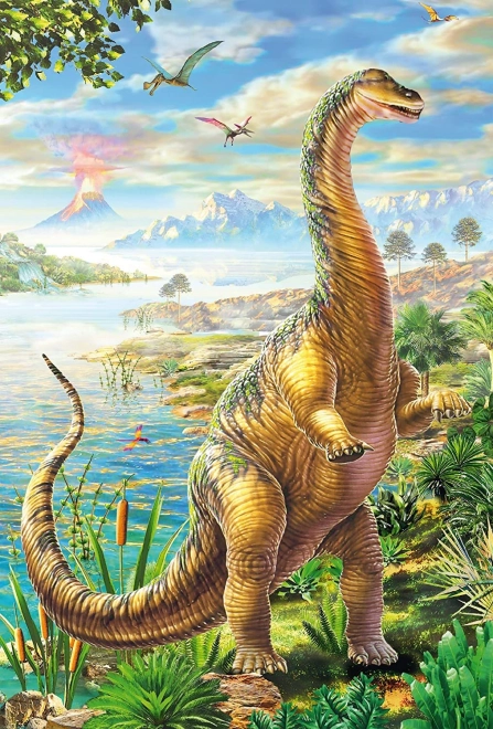 Majestätischer Sauropode mit langem Hals