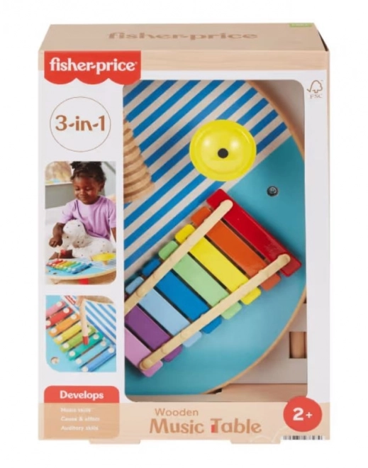 Musikalischer Holztisch von Fisher-Price