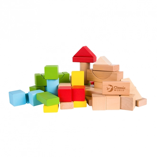 Holzbausteine Set 50 Stück