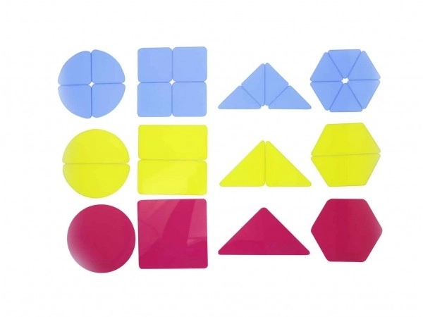Halbtransparente geometrische Formen von Masterkidz
