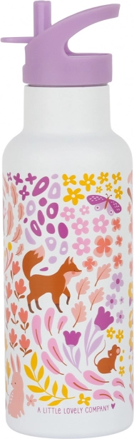 Edelstahl Trinkflasche Blumen Garten 500 ml